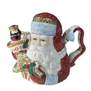 Avon China Santa‎ Claus Nutcracker Creamer Pitcher Christmas Collectible Novelty